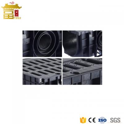 FUGU HDPE Drain ChannelSurface Water Drainage with Plastic Drain Cover