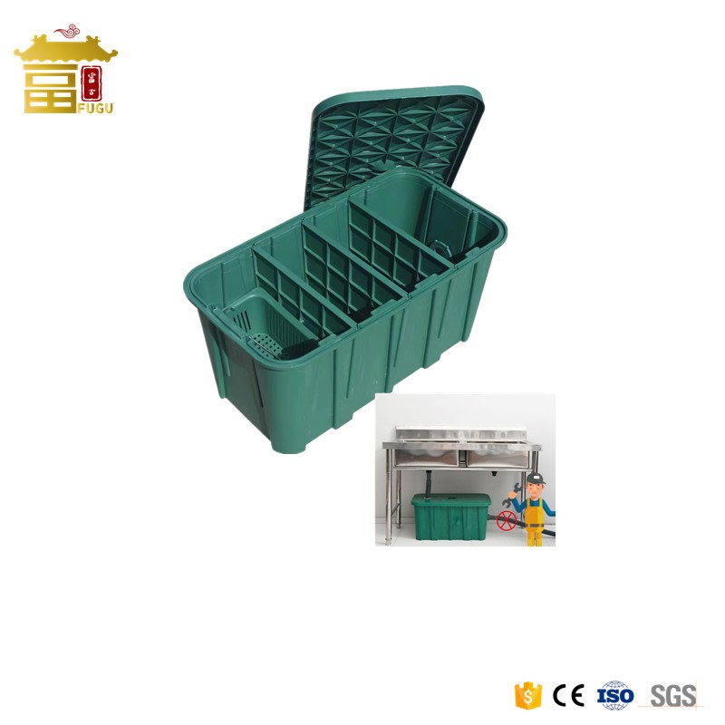 Factory Wholesale HDPE Resin Plastic Equipment Oil Water Separator Grease Trap For Kitchen Sewage Treatment