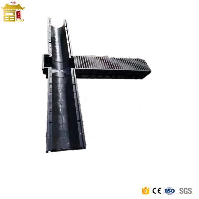 Plastic Channel Drain Kit with Plastic Metal Grate 