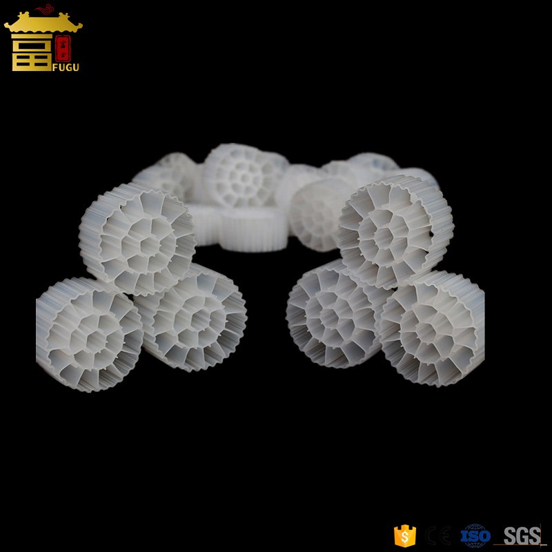 Wastewater Treatment Plant Mbbr Plastic Filter Media Bio Media for Pond